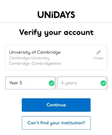 Apple Verify Student Discounts
