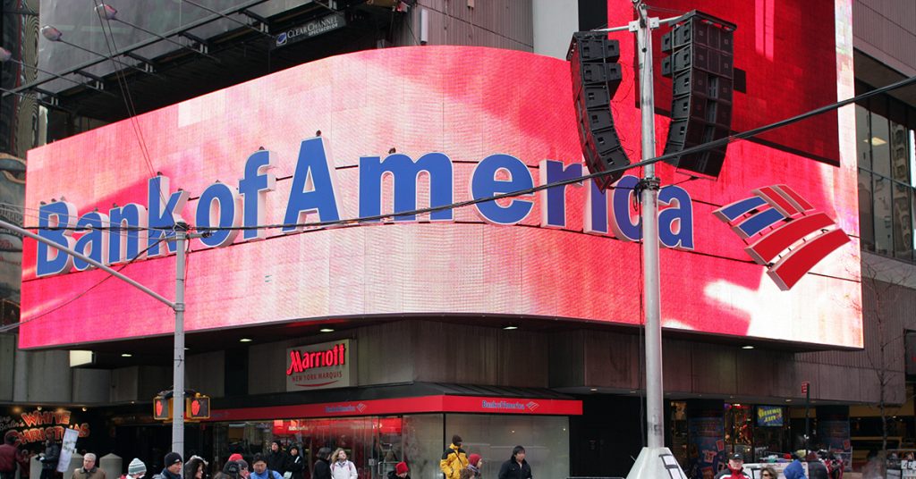  Bank of America Corporation