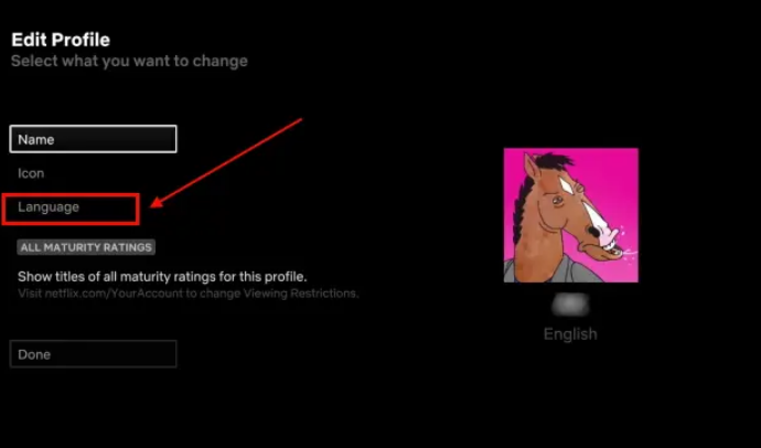 Change language on Android TV