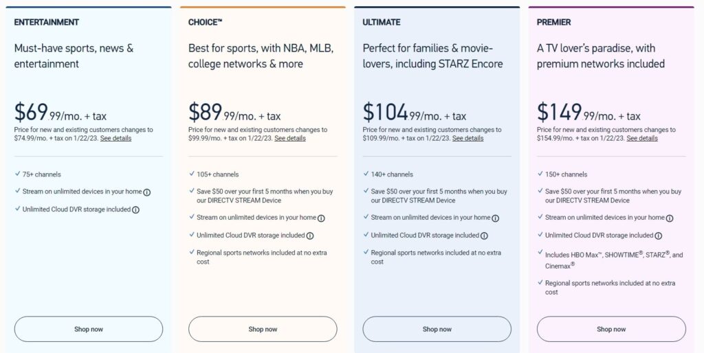 How Much Does DirecTV Cost