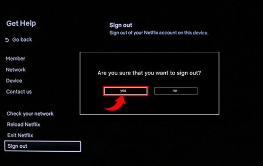 How To Log Out from Netflix on TV?