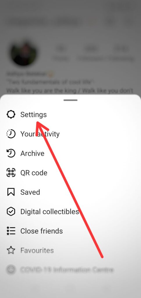 Instagram Settings