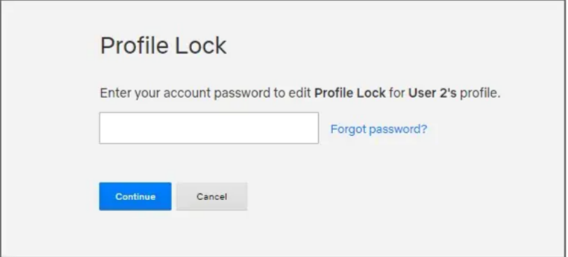 unlock or Lock Netflix Profile With a Pin