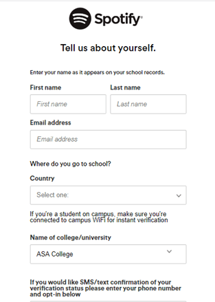 US Spotify Student Discount