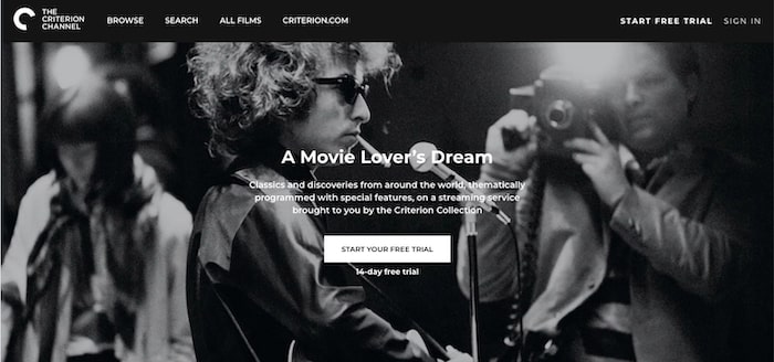 The Criterion Channel - Streaming Service for Horror Movies