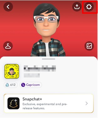 Snapchat profile