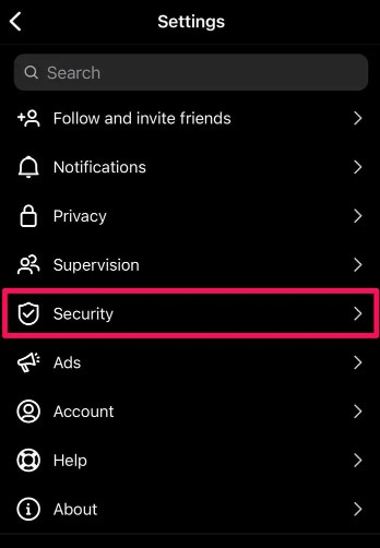 Change Instagram Password