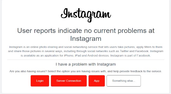 Check Instagram server