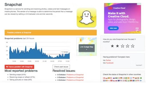 Check Snapchat Servers