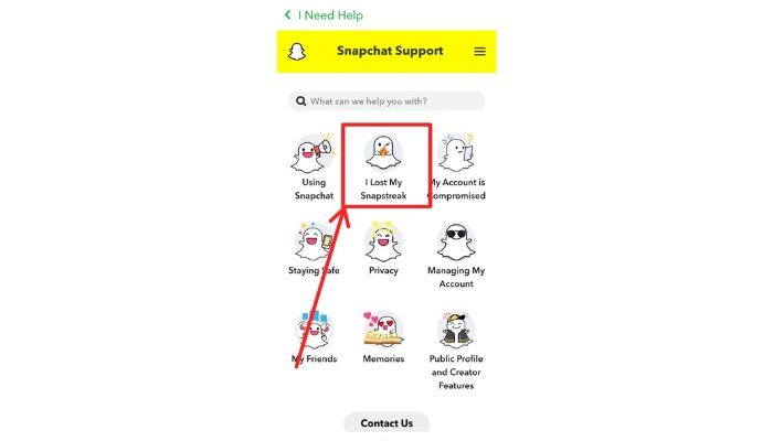 Snapchat Support