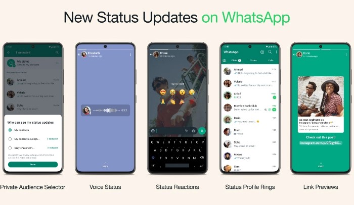 Post voice status on whatsapp