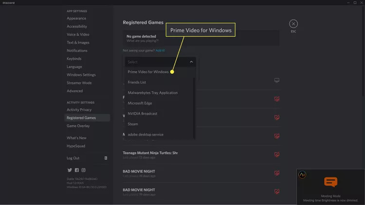 stream video on discord