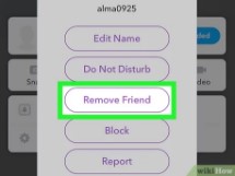 remove friends on chapchet