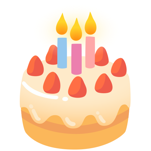  Birthday Cake Emoji