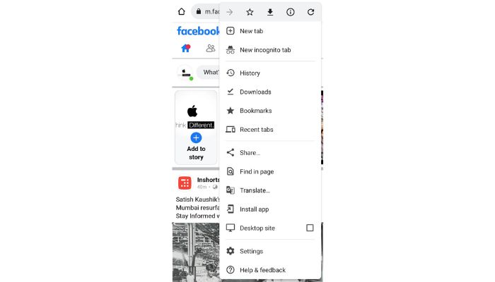 Desktop Site