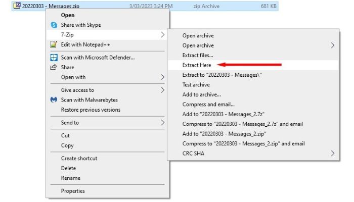 Extract Data
