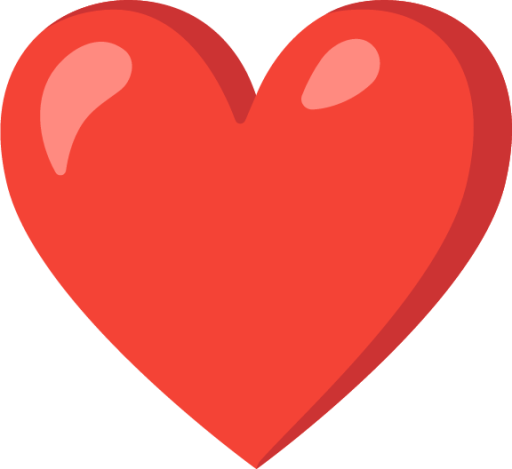 Red Heart Emoji:
