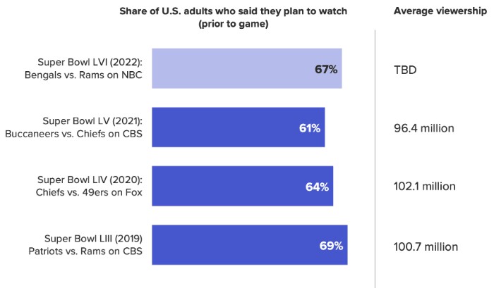TV Viewership Commercial Statistics