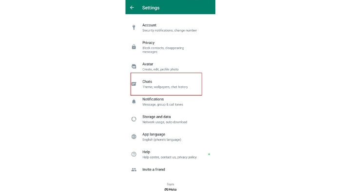 WhatsApp chat