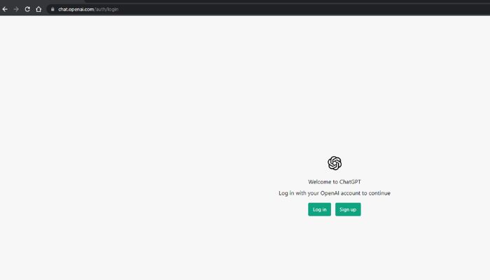 chatgpt homepage