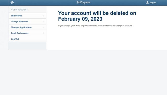 Account Deleted