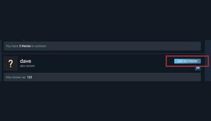 Add As Friend On Steam