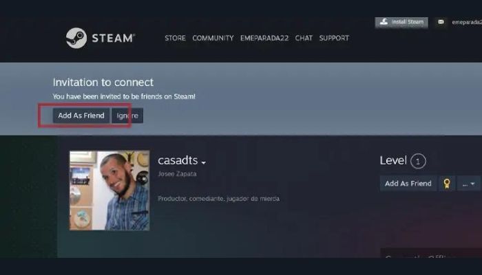 Add As Friend Steam