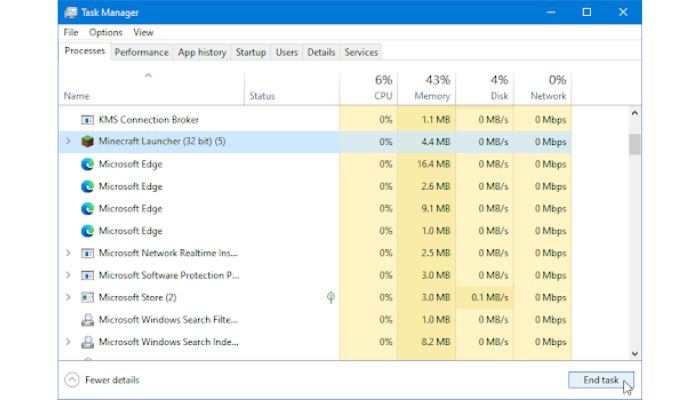 Close background processor