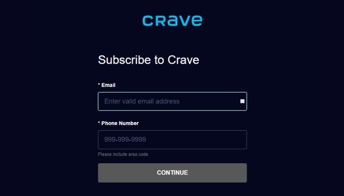 Crave TV Login