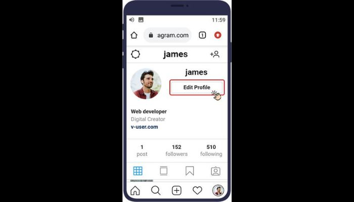 Edit Insta Profile