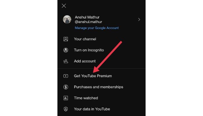 Get YouTube Premium