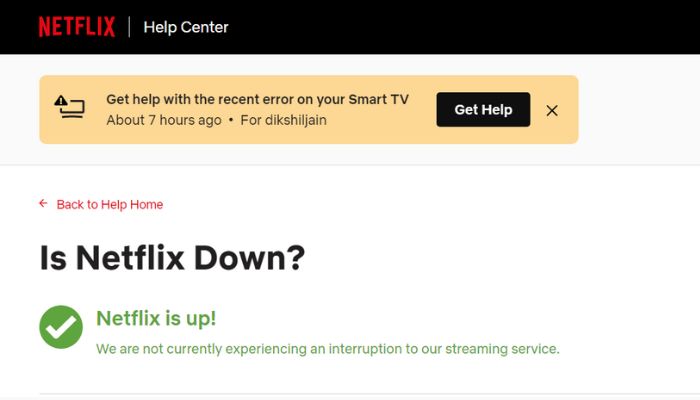 Netflix Help Centre