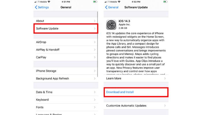 Update iOS Version