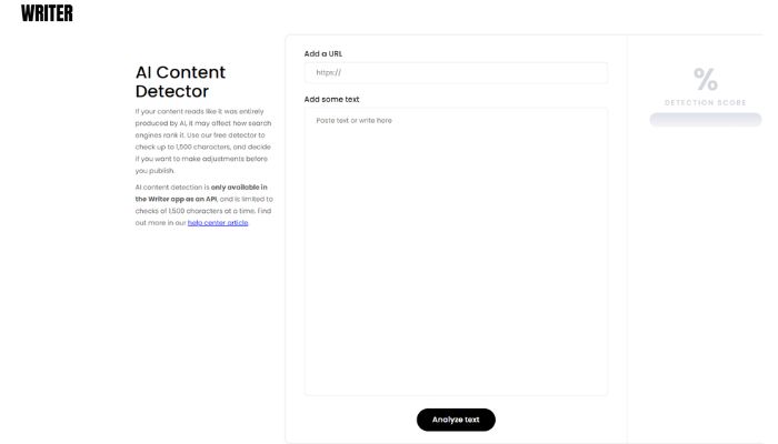 Writers AI Content Detector