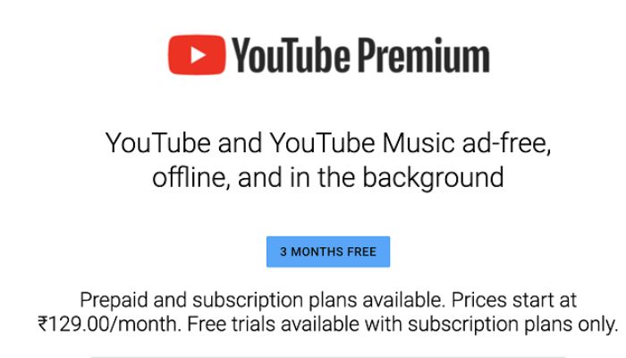 YouTube Premium Free Trial