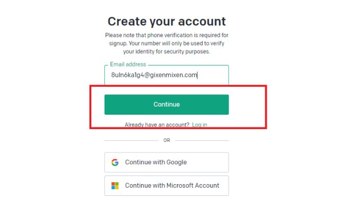 create new account chatgpt