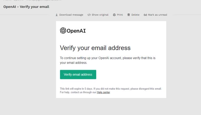 verify chatgpt email