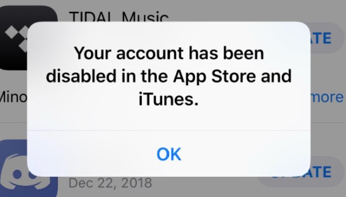 Causes Of Account Being Disabled