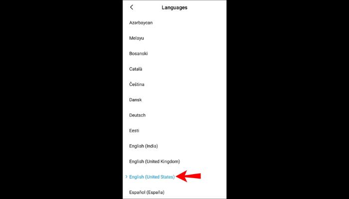 Choose the Language
