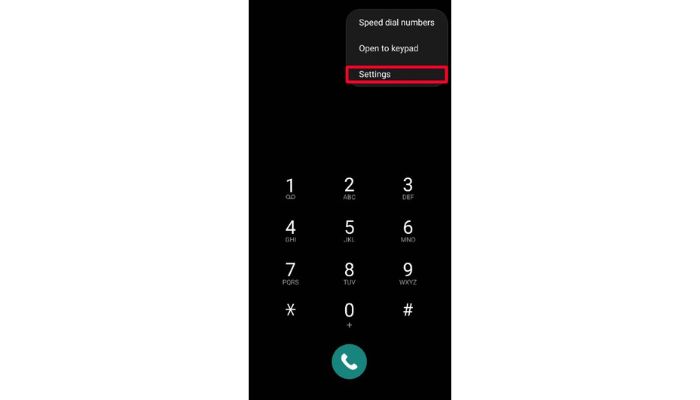 Dialpad Settings