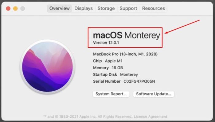 Find Installed macOS Version