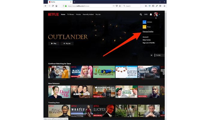 Manage Profiles PC