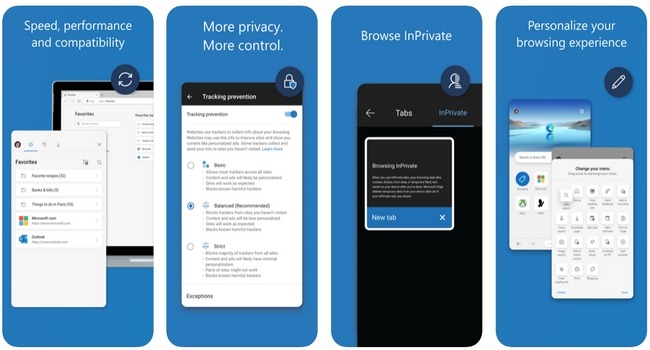Microsoft Edge For iPhone