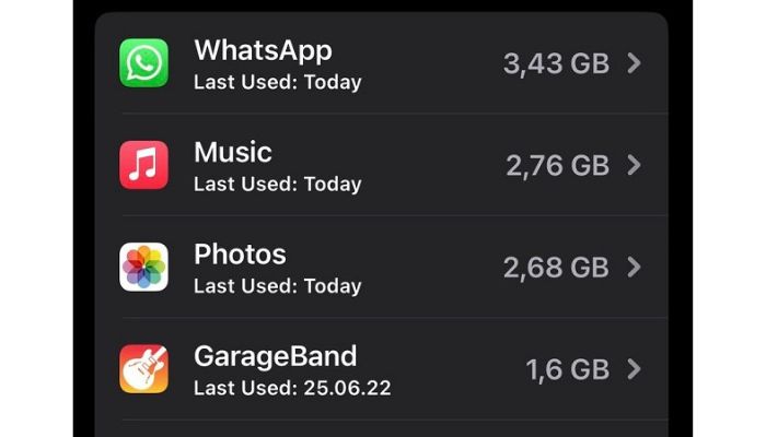 Offload iPhone Apps