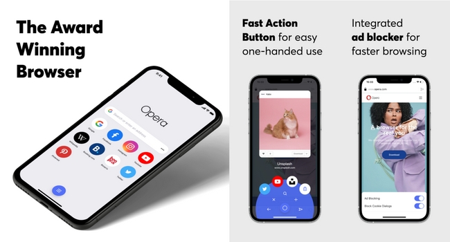 Opera Touch For iPhone