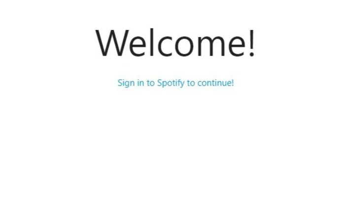 Sign in to Spotify