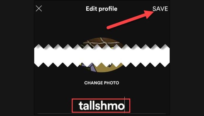 Spotify Edit Profile