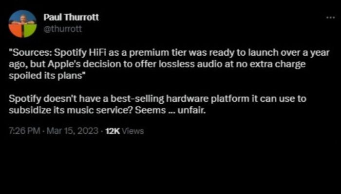 Spotify HiFi delayed