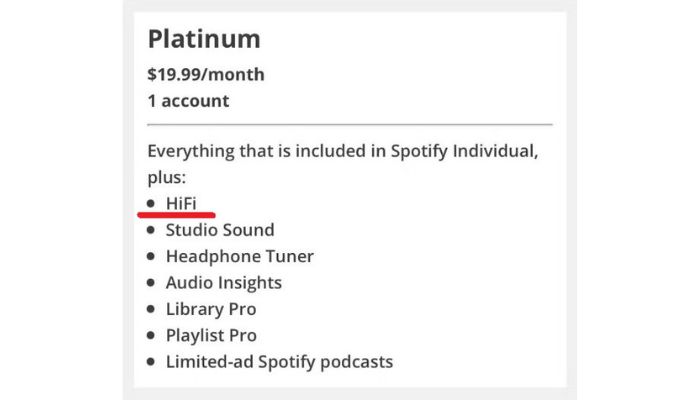 Spotify Platinum