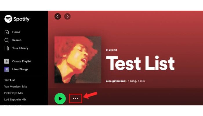 Spotify Test List